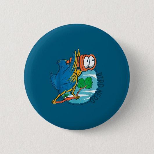 Bird Nerd Funny Bird Watching Birds Lover Ornithol Ronde Button 5,7 Cm (Voorkant)