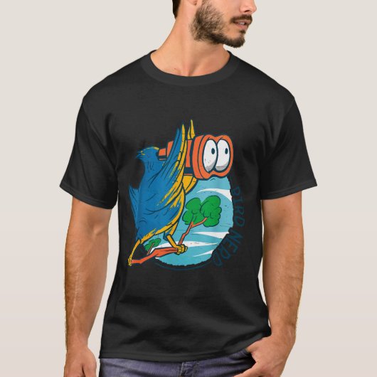 Bird Nerd Funny Bird Watching Birds Lover Ornithol T-shirt (Voorkant)