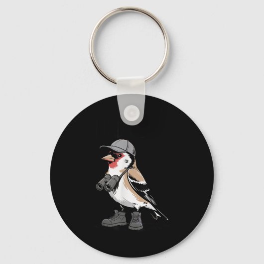 Bird Nerd Funny Bird Watching voor vogelaars Sleutelhanger (Voorkant)
