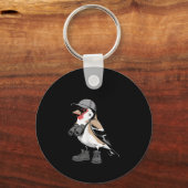Bird Nerd Funny Bird Watching voor vogelaars Sleutelhanger (Voorkant)