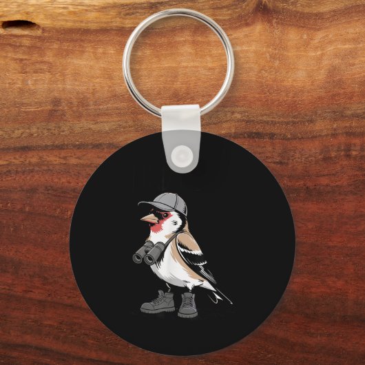 Bird Nerd Funny Bird Watching voor vogelaars Sleutelhanger (Voorkant)