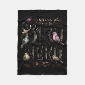 Bird Nerd Funny Birdwatching Birdwatcher Bird Love Fleece Deken (Voorkant)