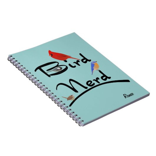 Bird Nerd notebook Notitieboek (Rechterzijde)