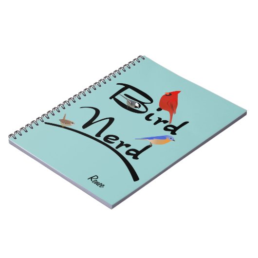 Bird Nerd notebook Notitieboek (Linkerzijde)