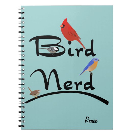 Bird Nerd notebook Notitieboek (Voorkant)