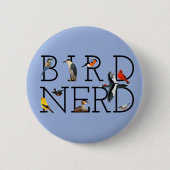 Bird Nerd Ronde Button 5,7 Cm (Voorkant)