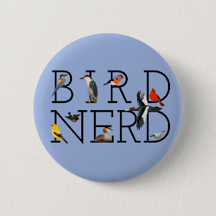 Bird Nerd Ronde Button 5,7 Cm