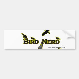Bird Nerd Silhouette Bumpersticker