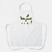 Bird Nerd Silhouette Schort (Voorkant)