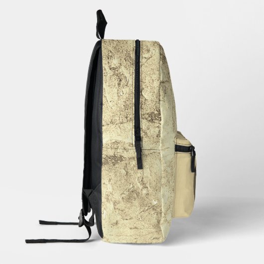 Bird Nerd Silhouette Tan Animal Birdwatcher Bedrukte Rugzak (Links)