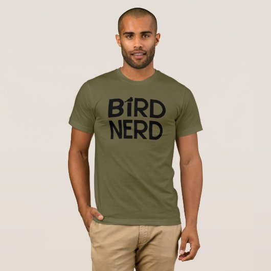 Bird Nerd T-shirt (Voorkant volledig)