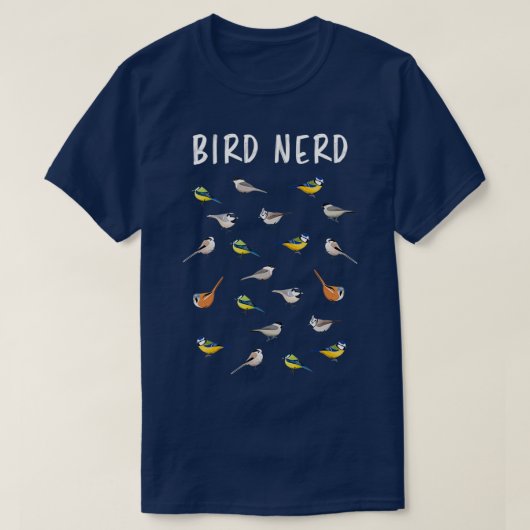 Bird Nerd T-shirt (Design voorkant)