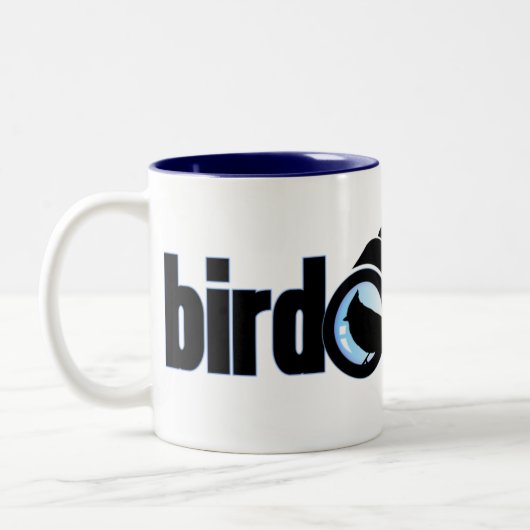 Bird Nerd Tweekleurige Koffiemok (Links)