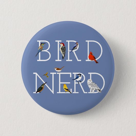 Bird Nerd Two Ronde Button 5,7 Cm (Voorkant)