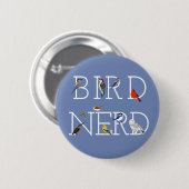 Bird Nerd Two Ronde Button 5,7 Cm (Voorkant /achterkant)