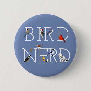 Bird Nerd Two Ronde Button 5,7 Cm