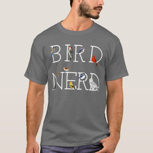 Bird Nerd Two T-shirt (Voorkant)