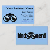 Bird Nerd Visitekaartje (Voorkant / Achterkant)