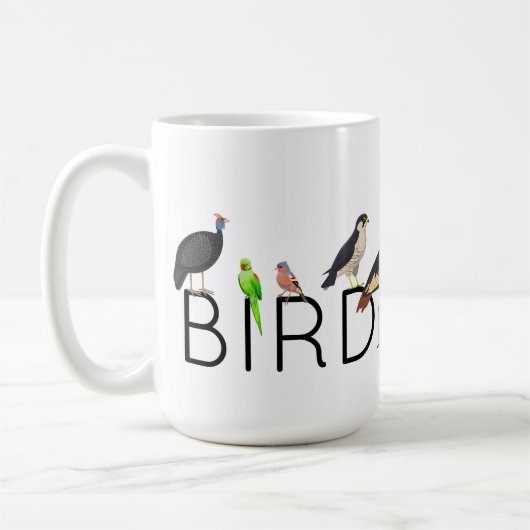 Bird Nerd X Coffee Mok (Links)