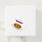 Bird Nest Baby Birds verjaardagsfeestje voor kinde Bedankjes Labels (In situ)