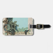 Bird Nest Faux Collage Bagagelabel (Voorkant horizontaal)