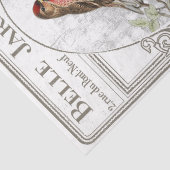 Bird Nest French Typography Garden Decoupage Tissuepapier (Detail)