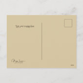 Bird Nest Old  Antiek Retro Brown Eggs Feestdagenkaart (Achterkant)