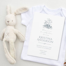 Bird Nest QR Code Baby shower