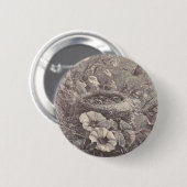 Bird Nest Ronde Button 5,7 Cm (Voorkant /achterkant)