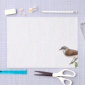 Bird Nest Tree  Frans Script Decoupage Tissuepapier (Craft)