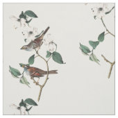 Bird Nest White Flowering Dogwood  Pattern Stof (Swatch)
