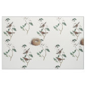 Bird Nest White Flowering Dogwood  Pattern Stof (Fat Quarter)