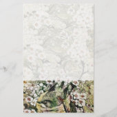 BIRD NEST, wit bruin, geel Briefpapier (Voorkant)