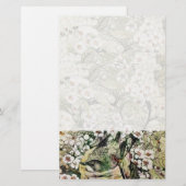 BIRD NEST, wit bruin, geel Briefpapier (Voorkant / Achterkant)