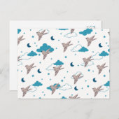 Bird & Night Fairy Dream Briefkaart (Voorkant / Achterkant)