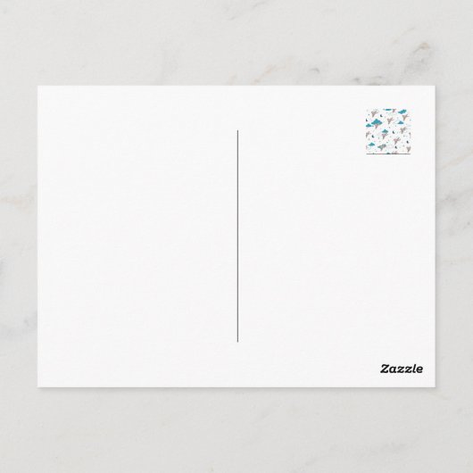 Bird & Night Fairy Dream Briefkaart (Achterkant)