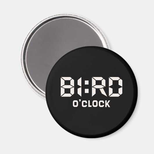 BIRD O'Clock Magneet (Voorkant / Achterkant)