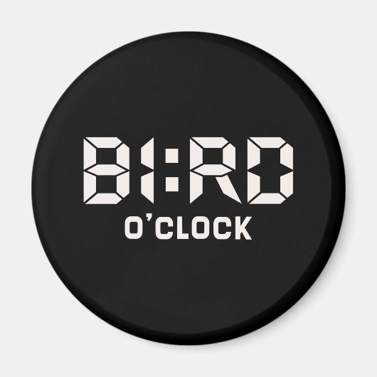 BIRD O'Clock Magneet (Voorkant)
