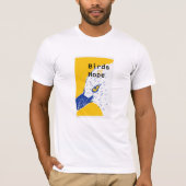 bird of hope/blue bill t-shirt (Voorkant)