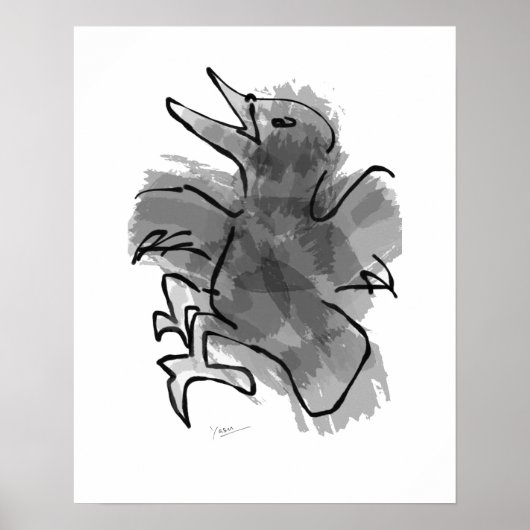 bird of hope_crow4 poster (Voorkant)