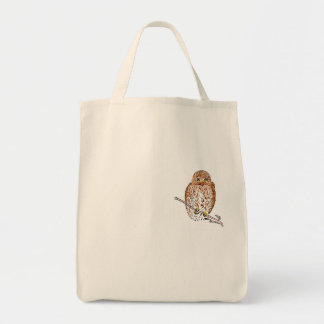 bird of hope_owl tote bag