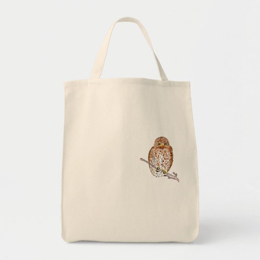 bird of hope_owl tote bag (Voorkant)