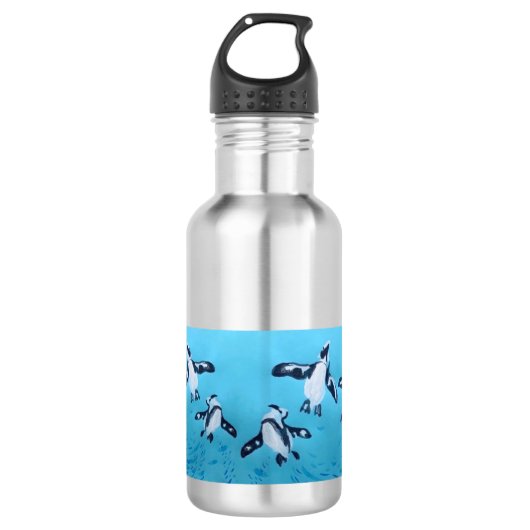 bird of hope/penguin2 waterfles (Voorkant)