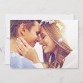 Bird of Paradise Beach Bestemming Bruiloft Save The Date (Achterkant)