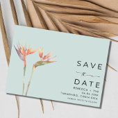 Bird of Paradise Beach Bestemming Bruiloft Save The Date
