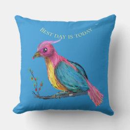 Bird of Paradise | Beste dag is vandaag  Kussenslo Kussen