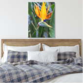 Bird of Paradise bloemendoek uitzicht print (Insitu (Slaapkamer))