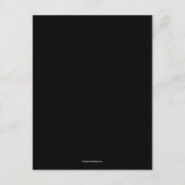 Bird of Paradise Floral Wedding Receptie Bord Bedankkaart (Achterkant)