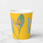 Bird of Paradise Flower Papieren Bekers (Voorkant)