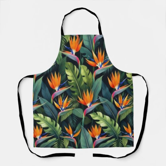 Bird of Paradise Flower Pattern Schort (Voorkant)